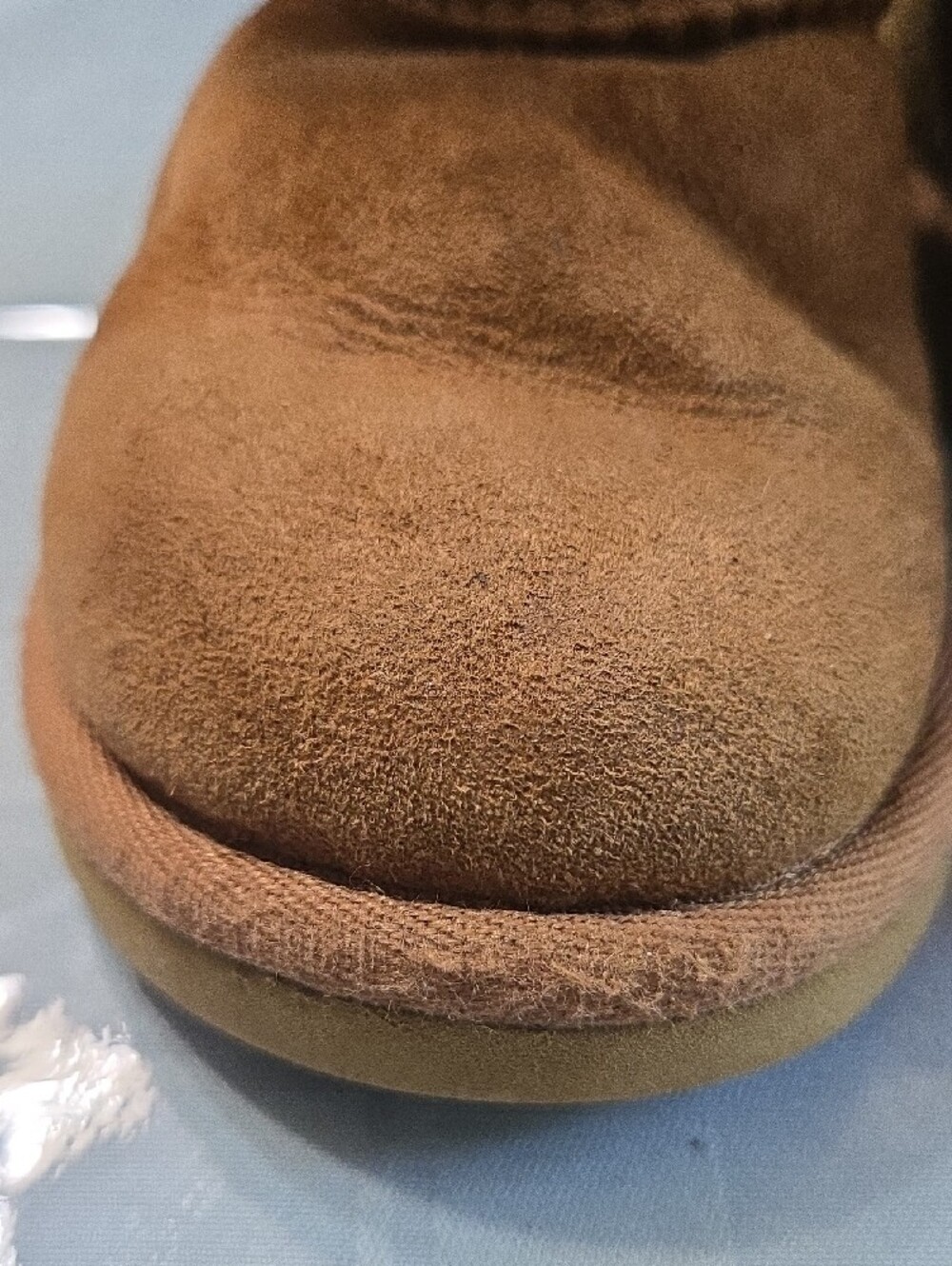 UGG Chestnut Suede Shearling Cuff Toddler Boots - Picture 8 of 8